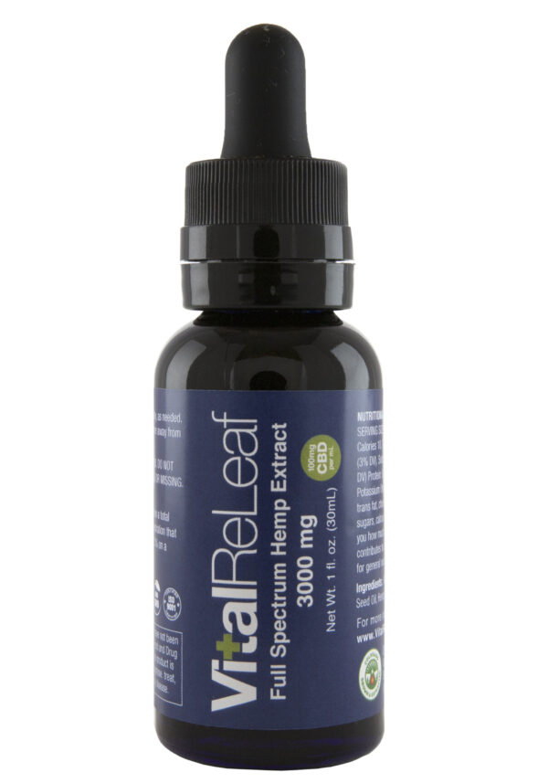 3000mg Full Spectrum Hemp Oil Tincture (30mL)