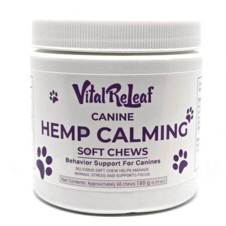 Vital ReLeaf Calming Chews for Pets – 60ct